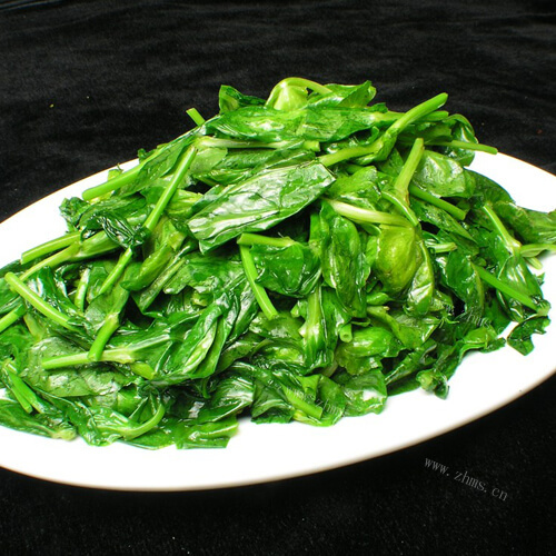 简单胡豆牛皮菜