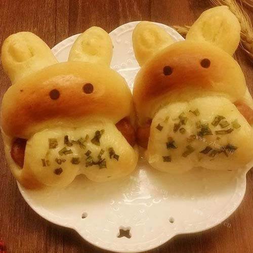 DIY咖喱小兔面包