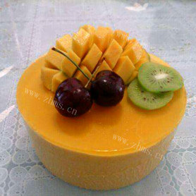 甜蜜蜜的芒果芝士慕斯蛋糕（无