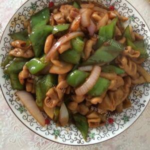好吃的干煸大肠四季豆