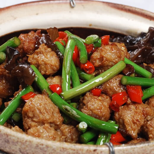 好吃的五香萝卜肉丸子