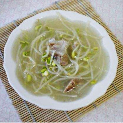好喝的绿豆芽汤