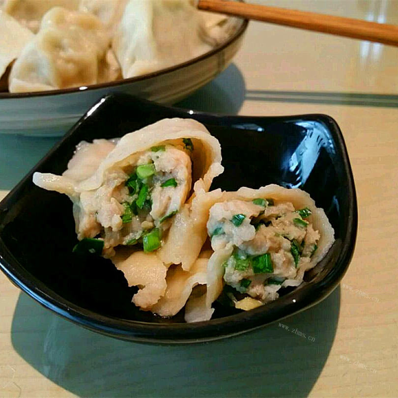 鲜美的鮁鱼饺子 