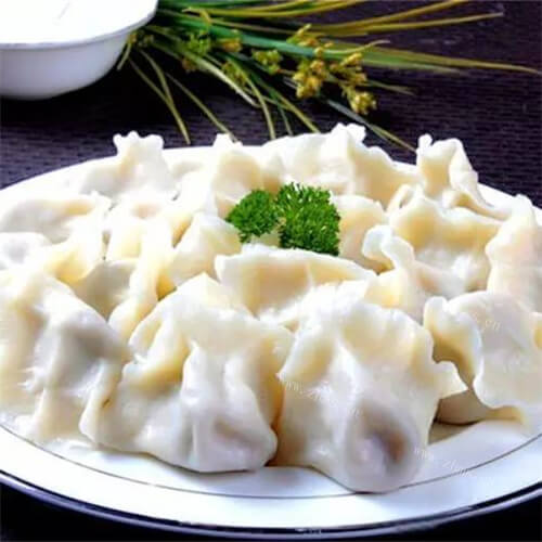 美味的白菜豆豉水饺
