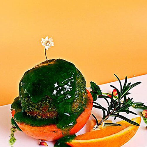 美味翡翠芋虾球