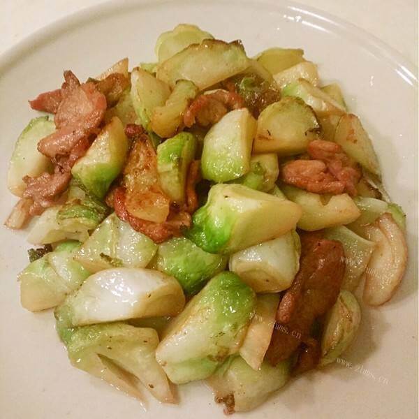 爽口的儿菜炒肉