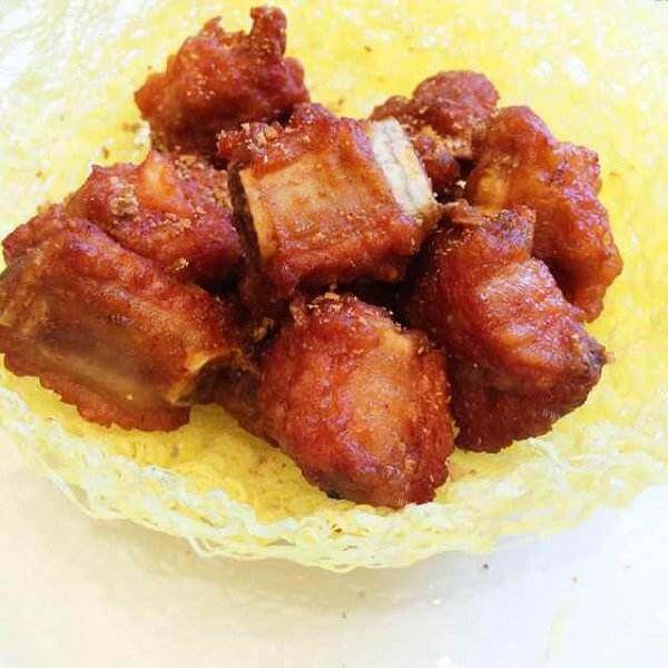 美味的椒盐鸡大腿骨