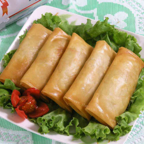 好吃的素菜春卷