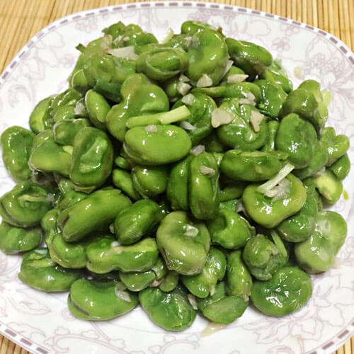 好吃的香炒蚕豆