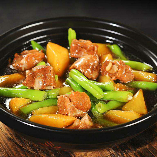 简单版土豆炖扁芸豆