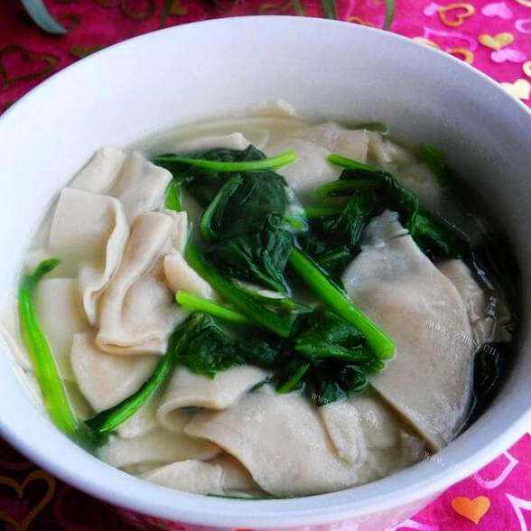 好吃的菠菜面片汤