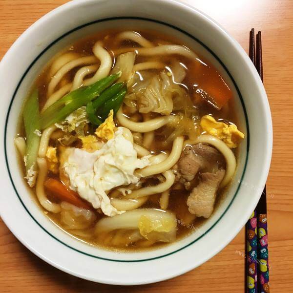 好吃的杂锦乌冬面