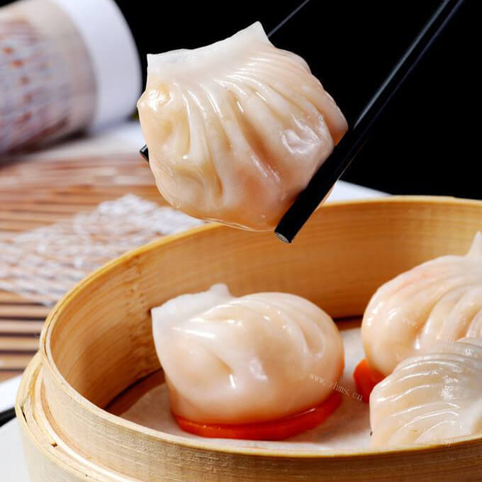 自制红皮虾饺