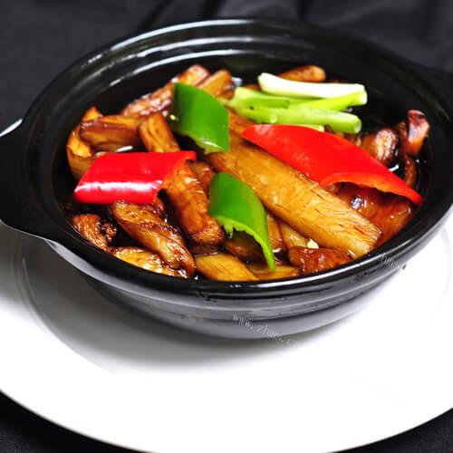 美味砂锅茄子煲