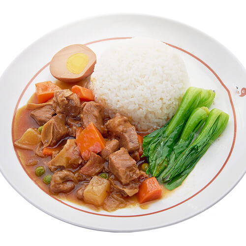美味的小猫咖喱牛肉饭