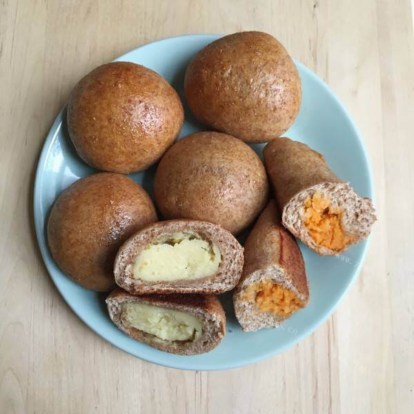 可爱的椰茸红豆兔子包 
