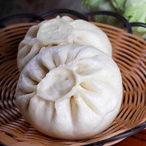 好吃的包心菜肉包子