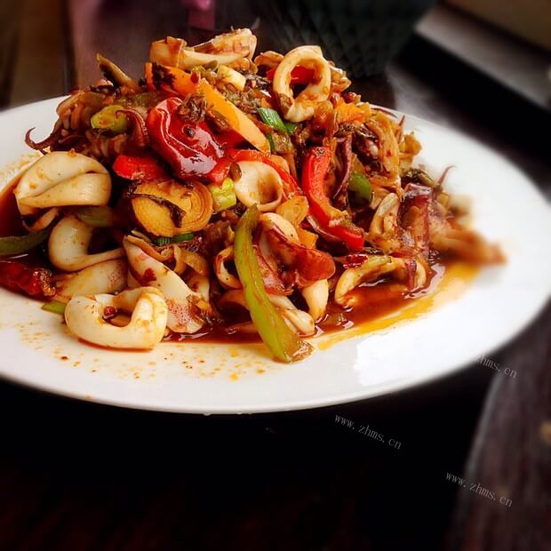 好吃黄豆酱爆炒鱿鱼