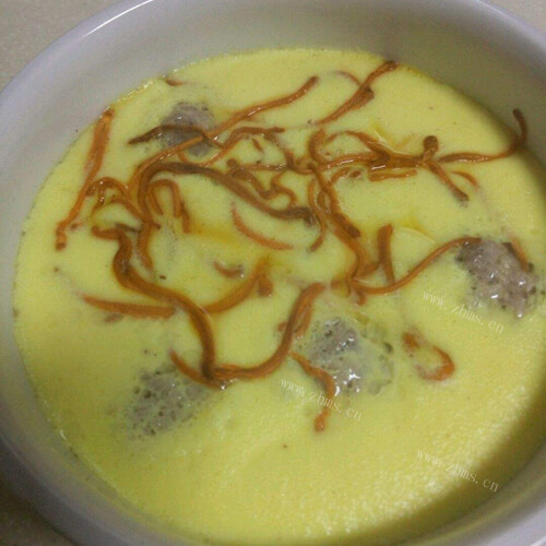 美味肉泥蒸鸡蛋