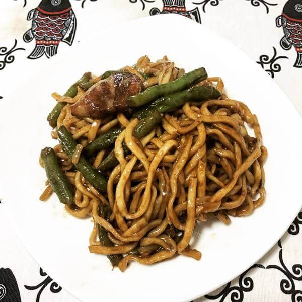 家常刀豆焖面