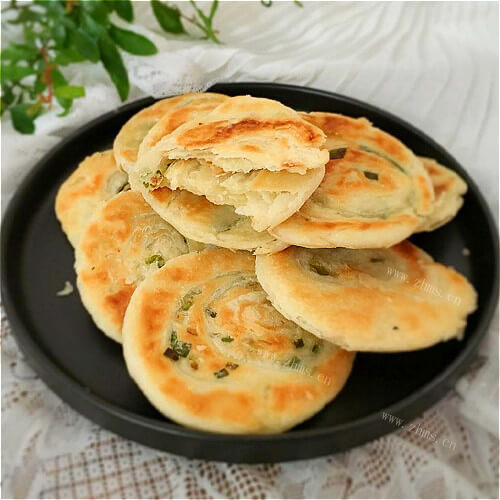 好吃的饺子皮葱油酥饼