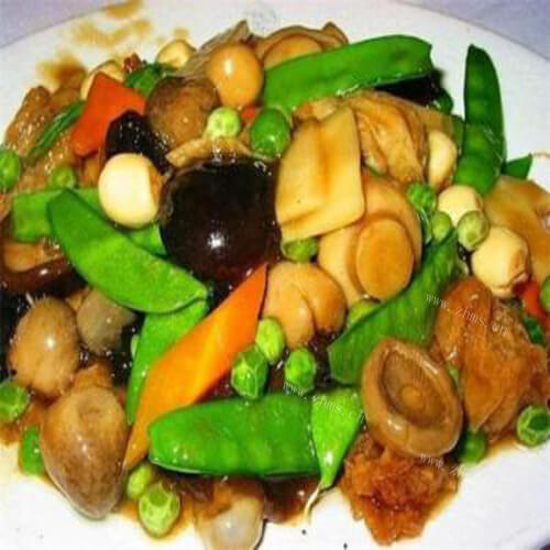 家常圆菇烧冬瓜