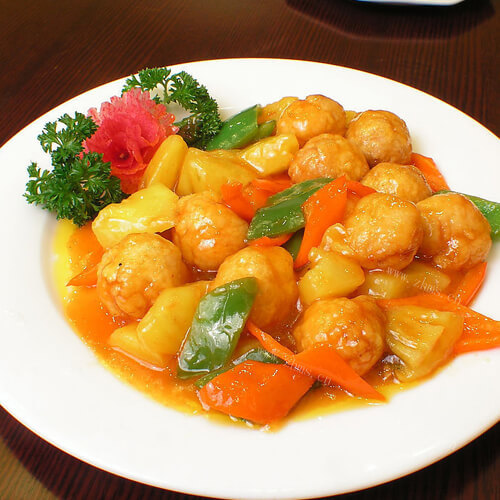 家常菠萝肉球