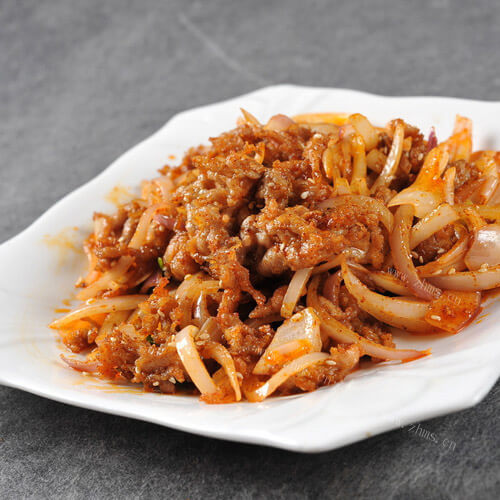 酥脆的孜然里脊肉