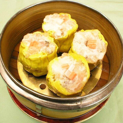 美味的干蒸鲜虾烧麦