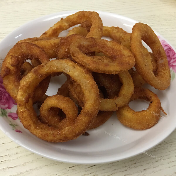 美味的糯米鱿鱼圈