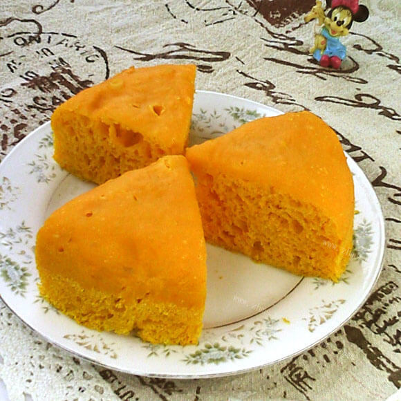好吃的原味南瓜发糕