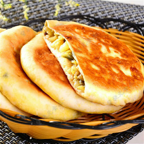 可口的 茄子面饼