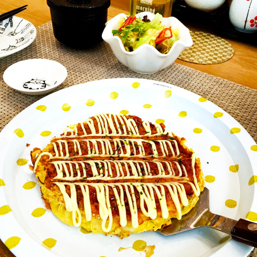 美味包菜大阪烧