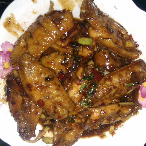 好吃的贵妃红酒鸡翅