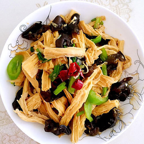 好吃的豆泡炒木耳