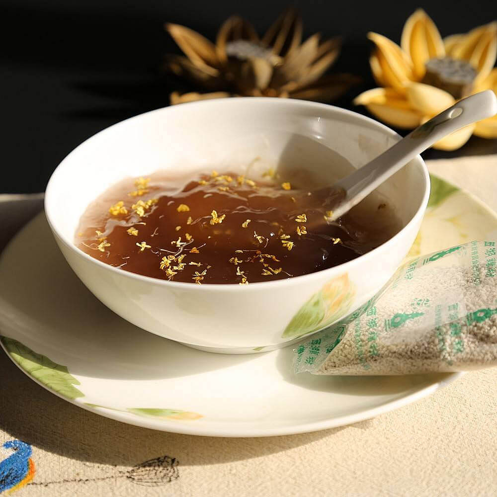甜滋滋的自制桂花莲子馅
