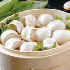 美味豆干菌菇蒸饺