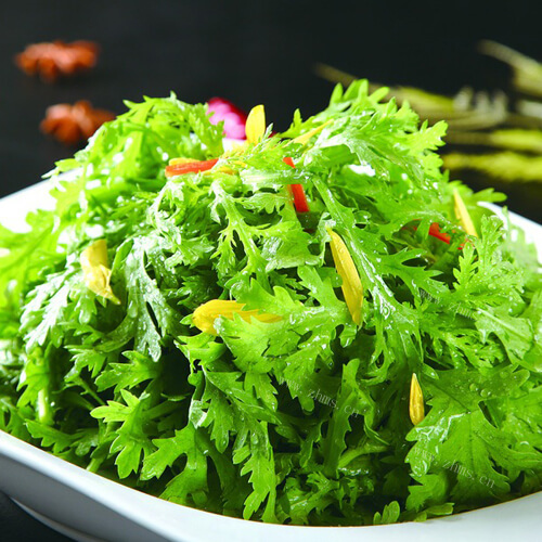 爽口豆干凉拌茼蒿 