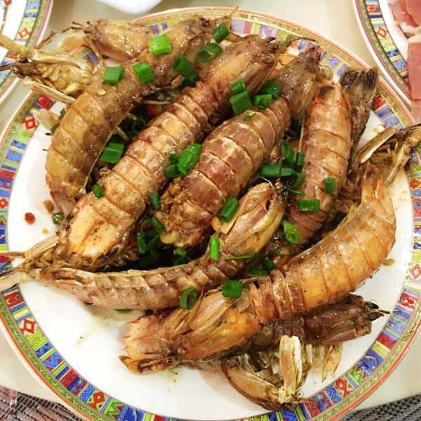 咸香椒盐对虾
