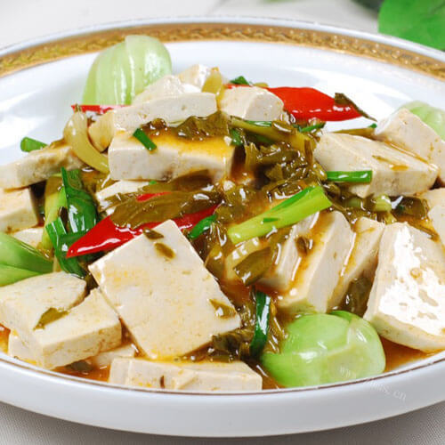 美味蟹肉烩豆腐