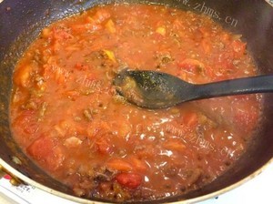 红酒牛肉意面做法图解6)