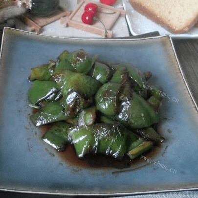 家常菜虎皮尖椒
