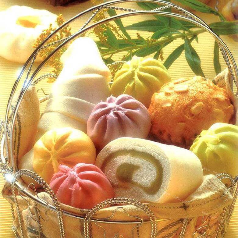 亮眼的多彩包子