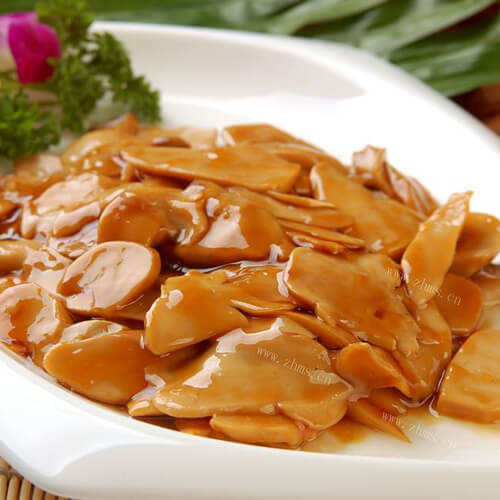 美味的鲍汁兰花杏鲍菇