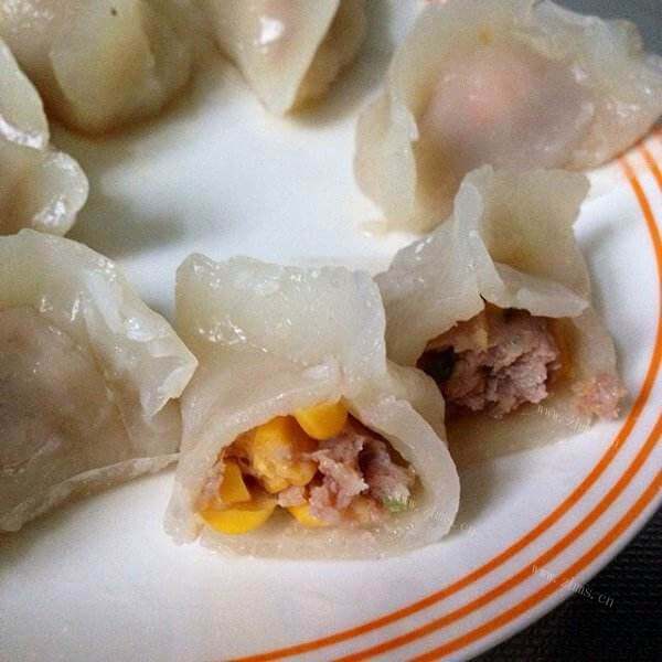 好吃的玉米鲜饺