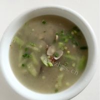 鲜美丝瓜花甲蘑菇汤的做法图解十