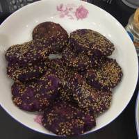 便捷营养小吃紫薯糯米软麻饼