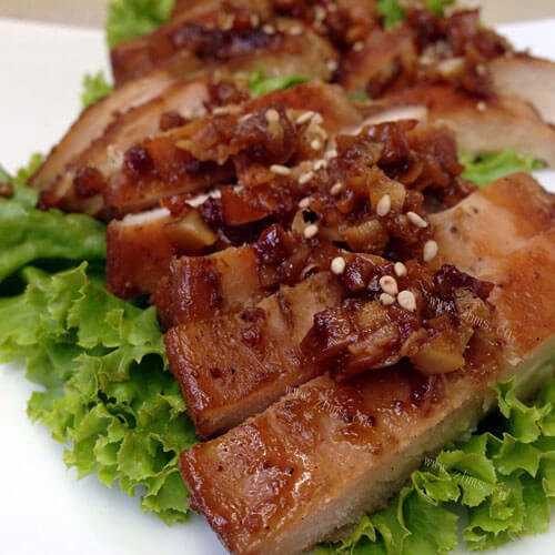 香味四溢的蒜香酱肉