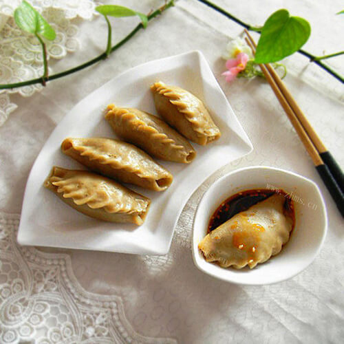美味的莜面饺子