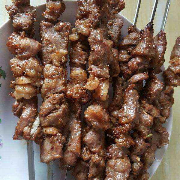 好吃的烤箱羊肉串